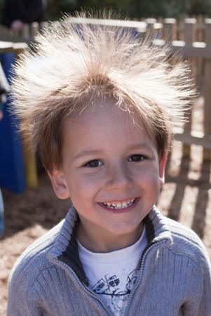 Kids dry hair and static electricity | Kids' Hair Inc.